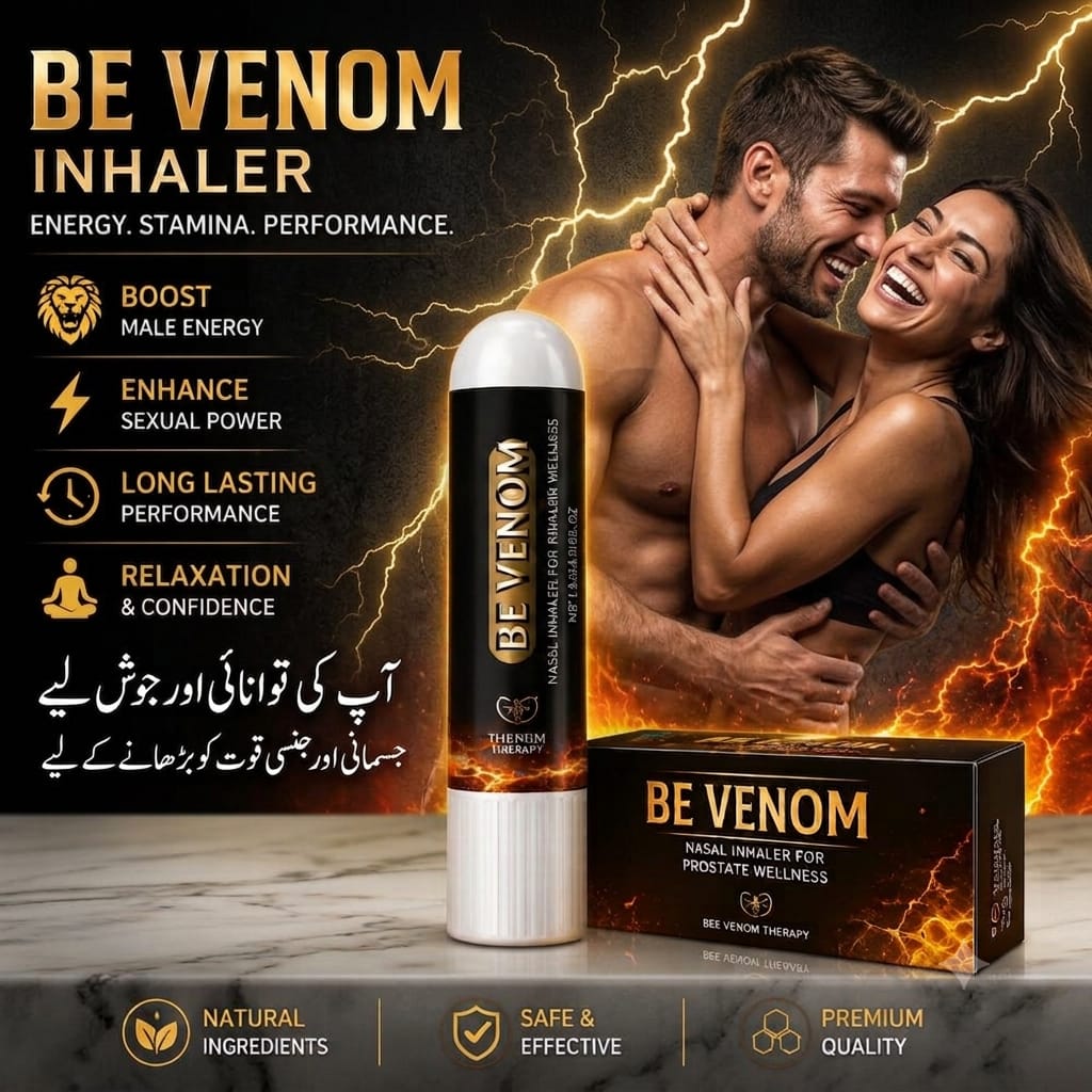 Herbal Bee Venom Nasal Inhaler Men’s Wellness Support for Prostate Care, Natural Aromatic Formula