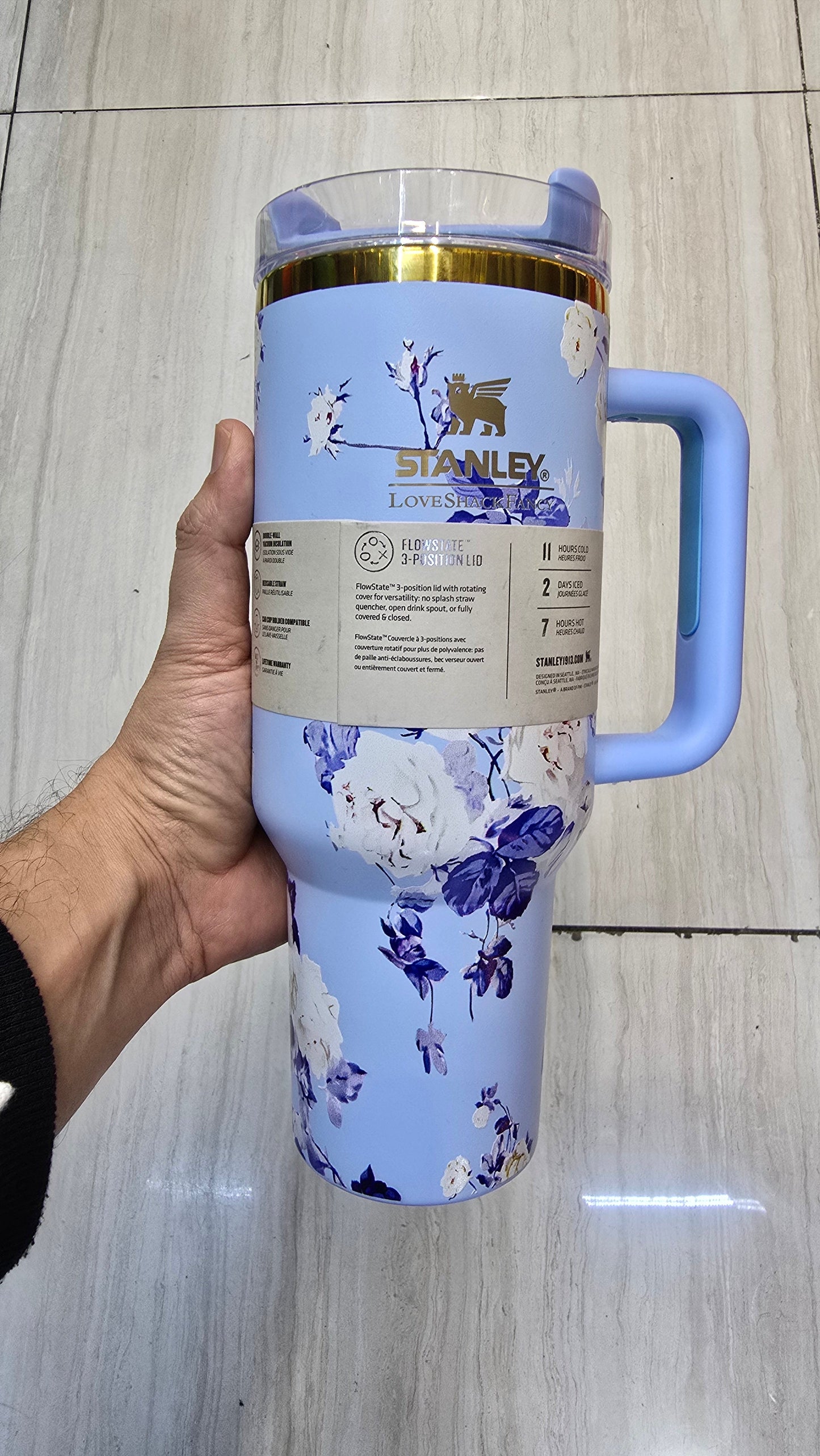 Stanley x LoveShackFancy 40oz Travel Tumbler – Insulated Drink Cup