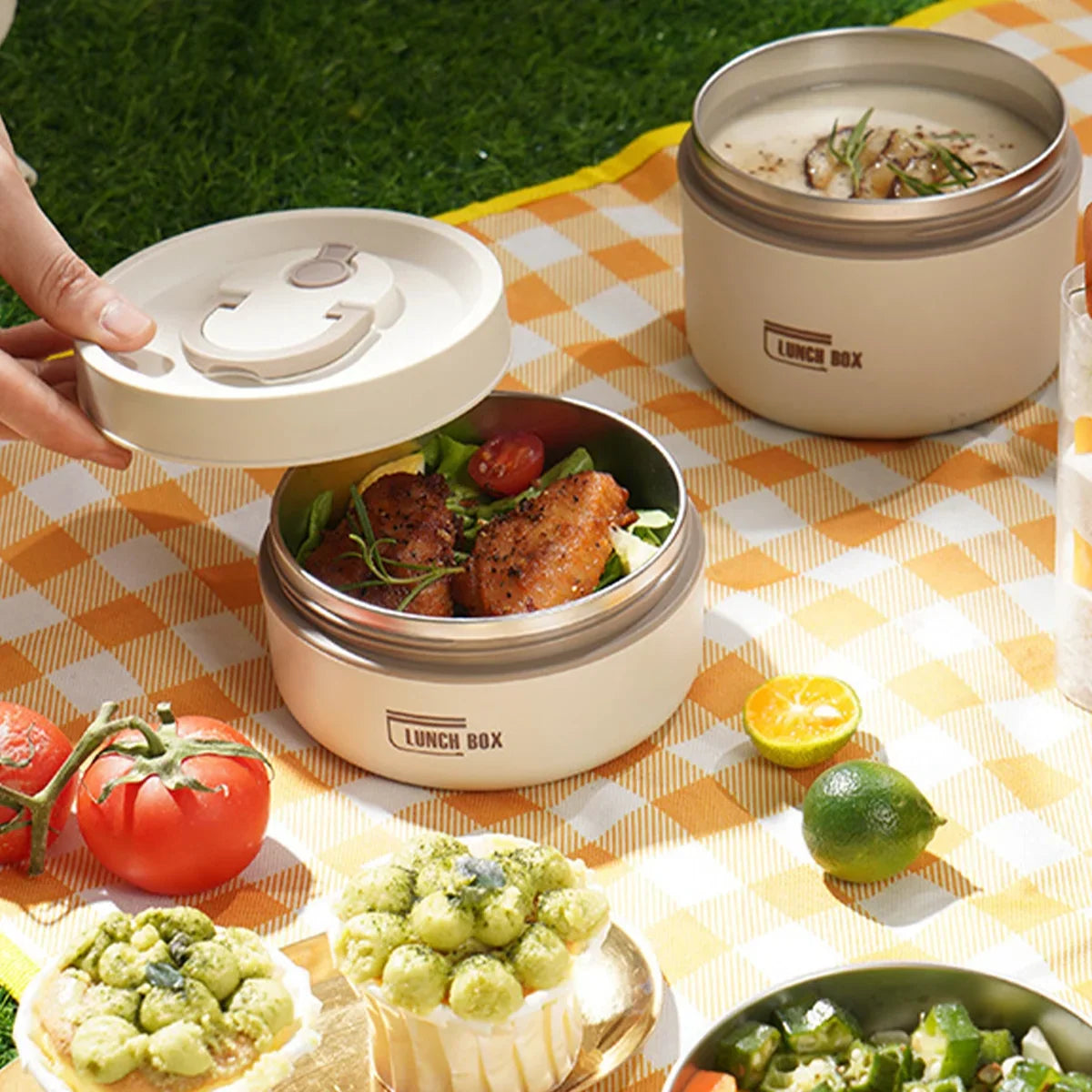 Portable Insulated Lunch Container