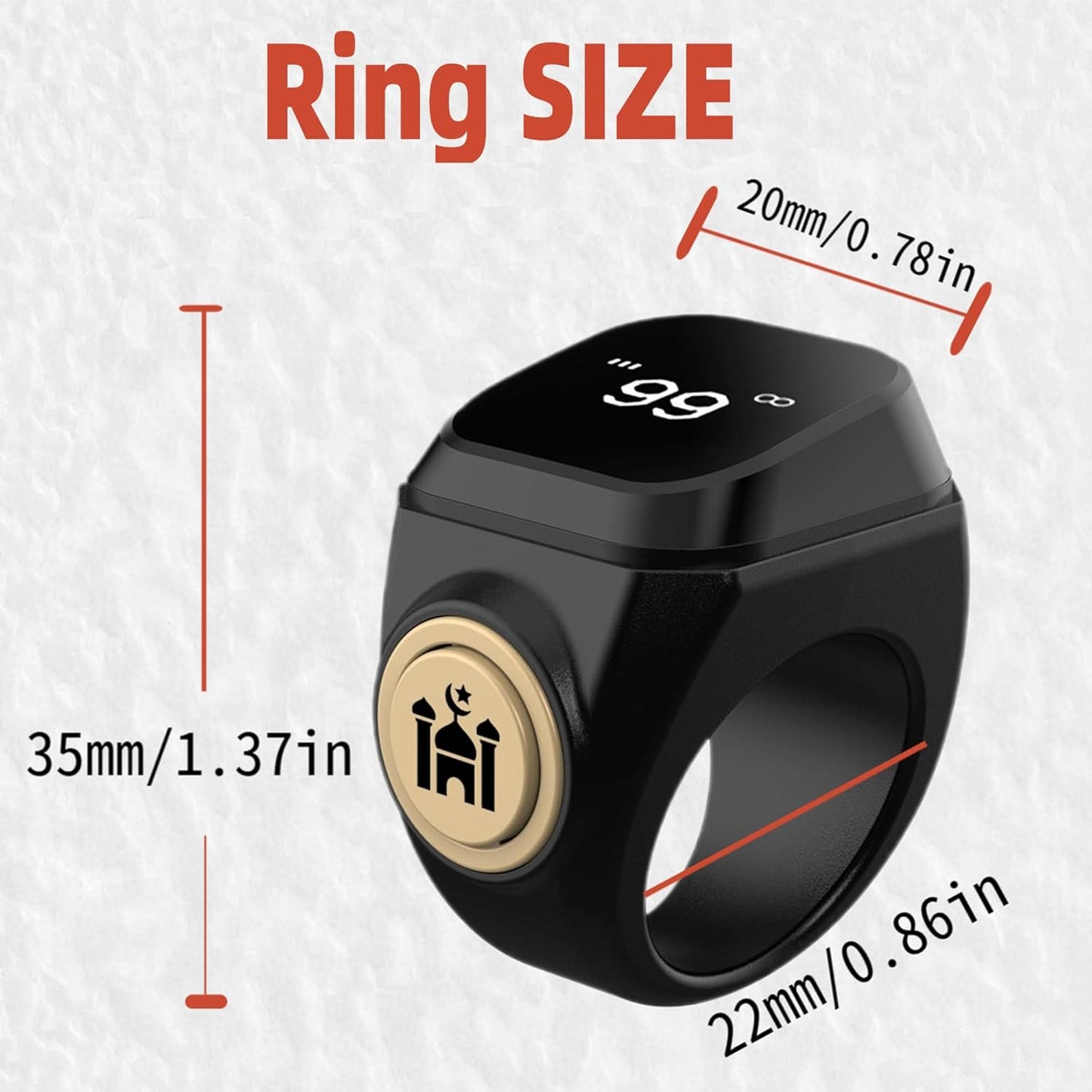 Islamic Prayer Smart Rings