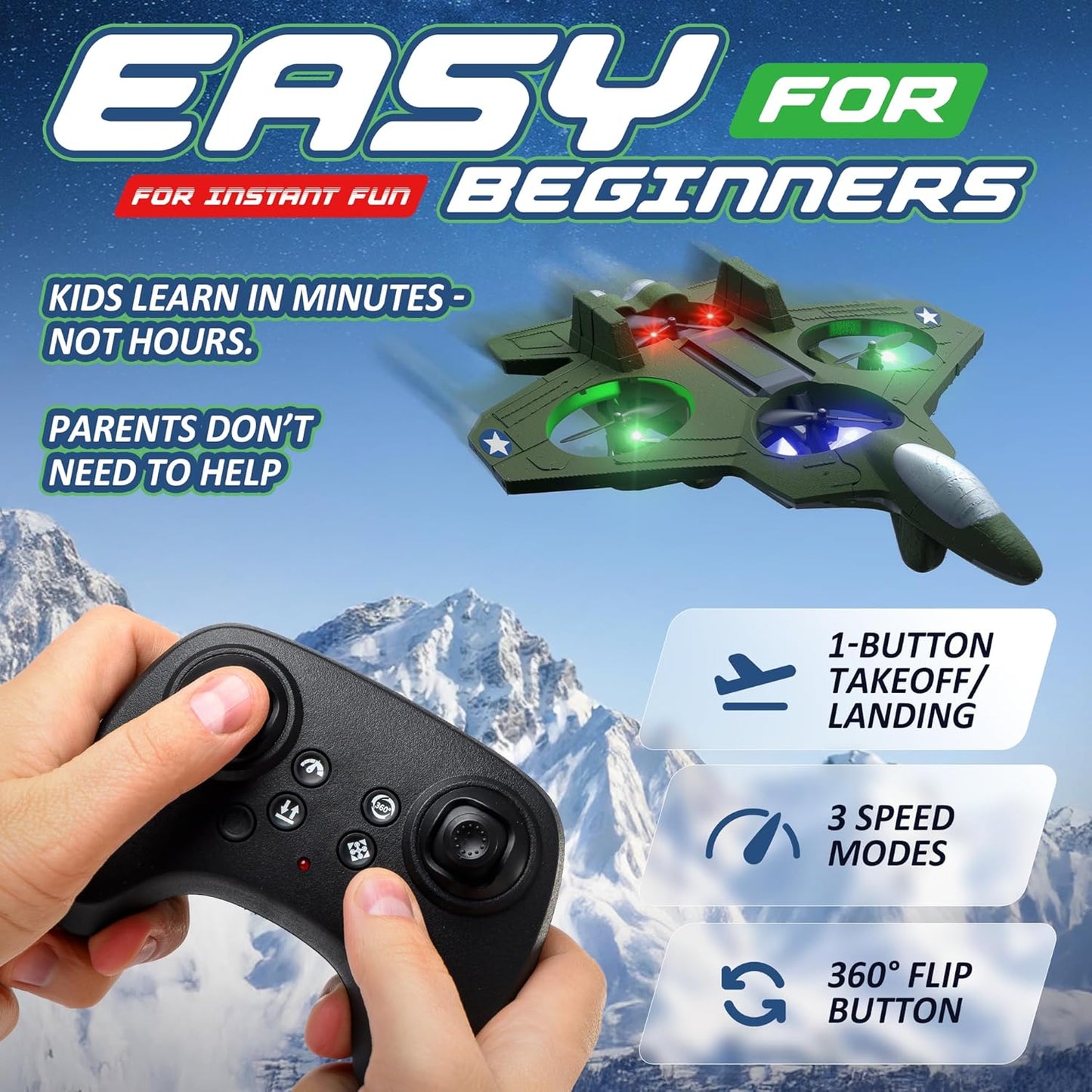 Stunt Airplane for Kids & Adults