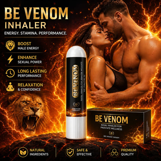 Herbal Bee Venom Nasal Inhaler Men’s Wellness Support for Prostate Care, Natural Aromatic Formula